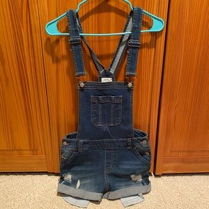 Jean Short Overalls